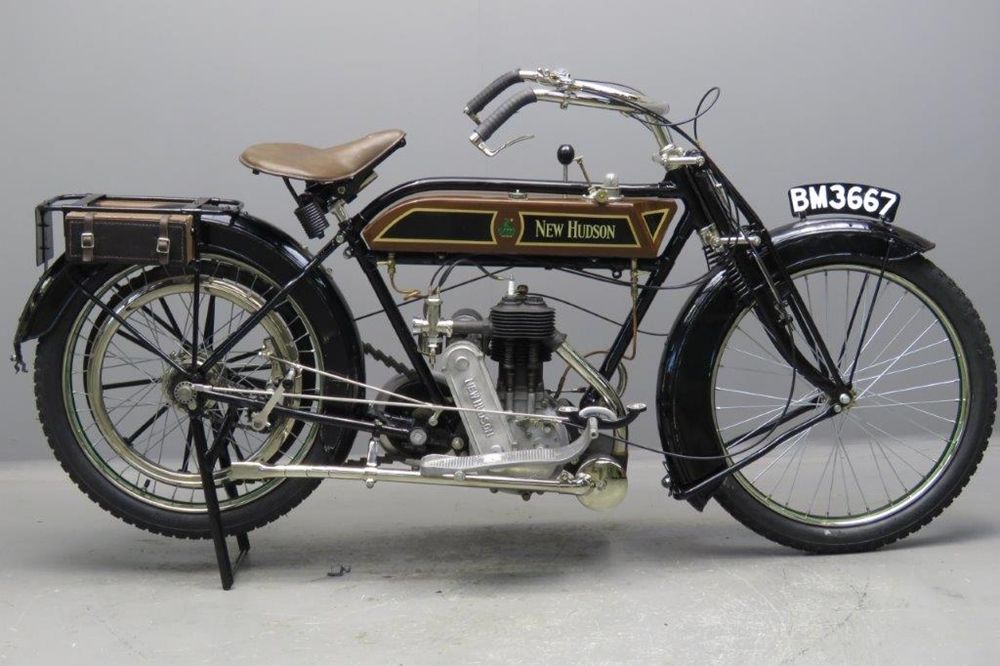 Старинный байк New Hudson Model IIIA