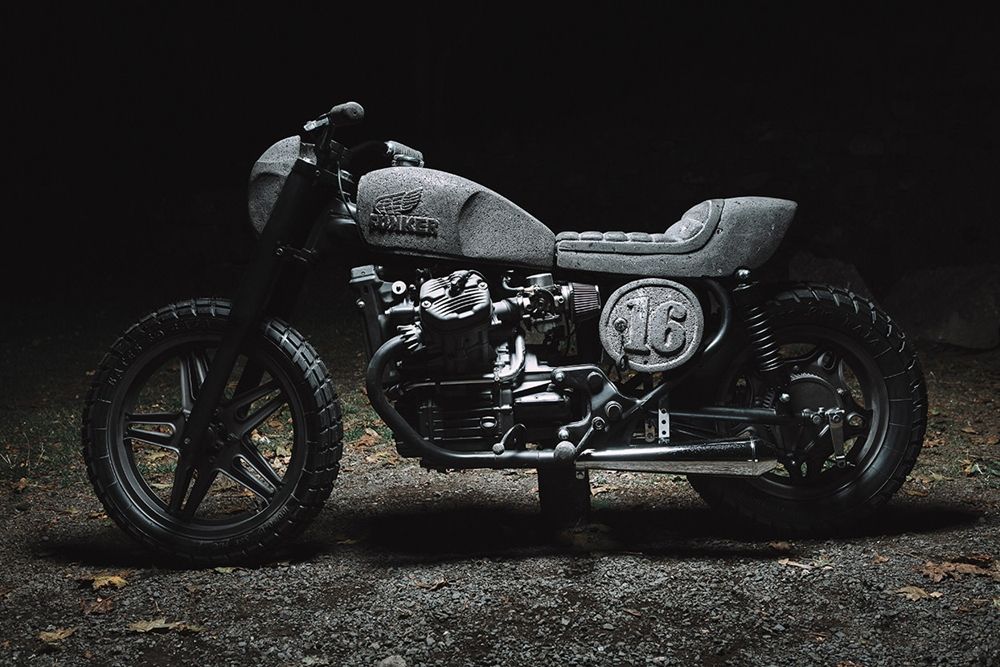 Крис Зерния: каменный кастом Honda CX500