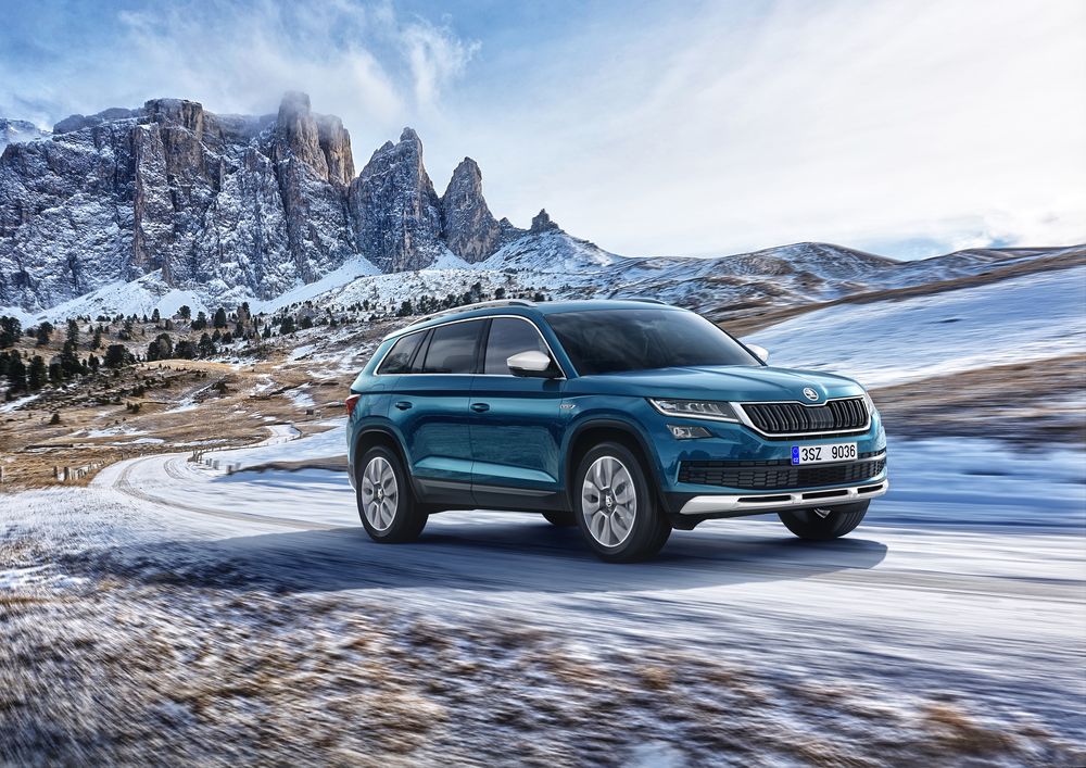 У Skoda Kodiaq получилась новая версия повышенной проходимости