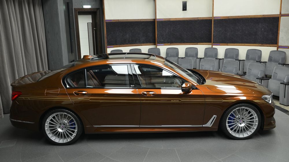 BMW 7 Wrap бронза