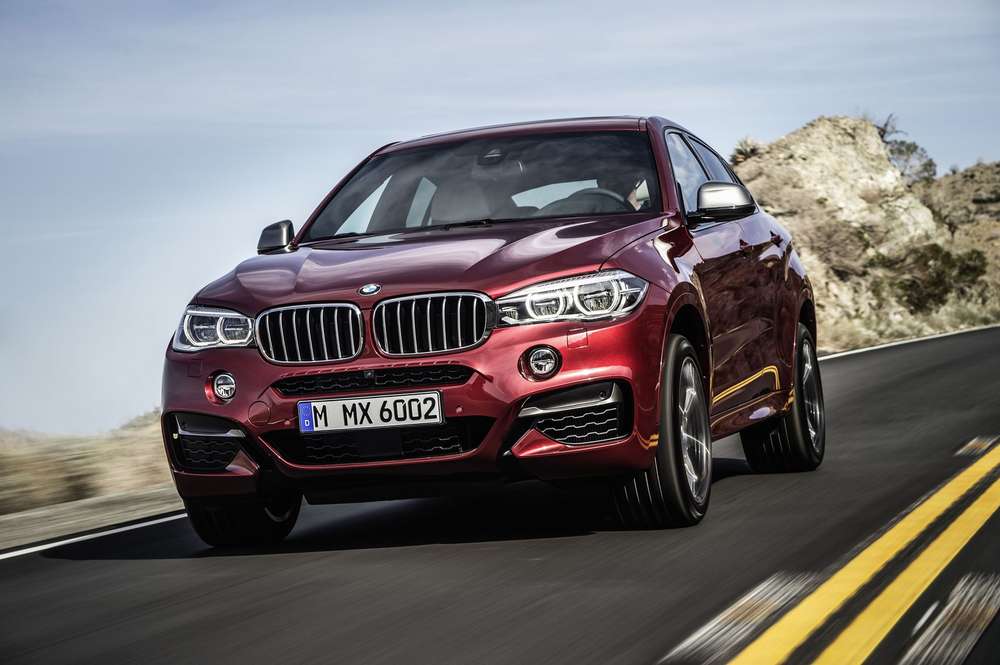 BMW показала официальные фотографии кроссовера X6