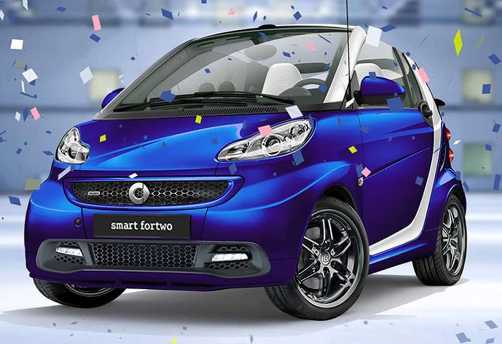 Машина смарт Сити Тойота Fortwo