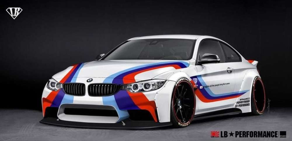 BMW 4-Series Coupe оснастили обвесом от Liberty Walk