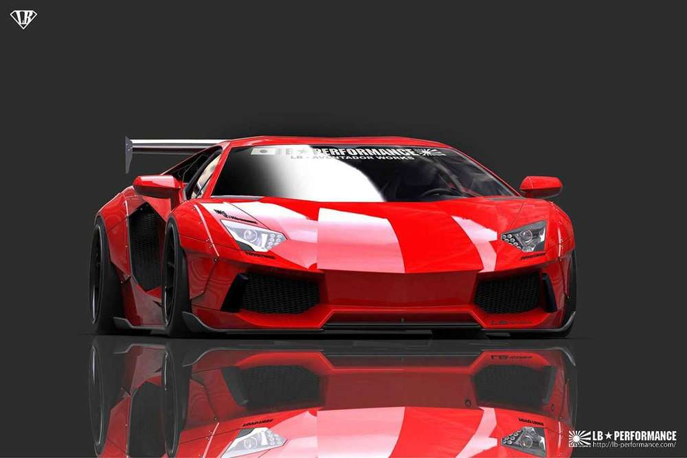 Ателье Liberty Walk доработало Lamborghini Aventador LP700-4