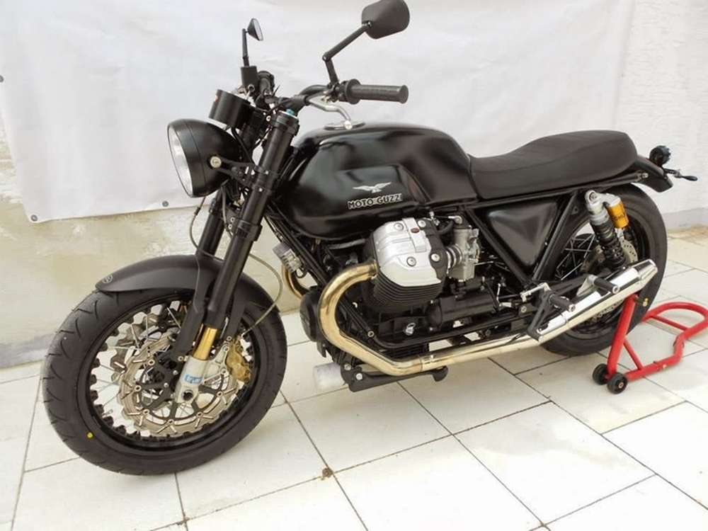 Кастом Moto Guzzi V12 от Radical Guzzi