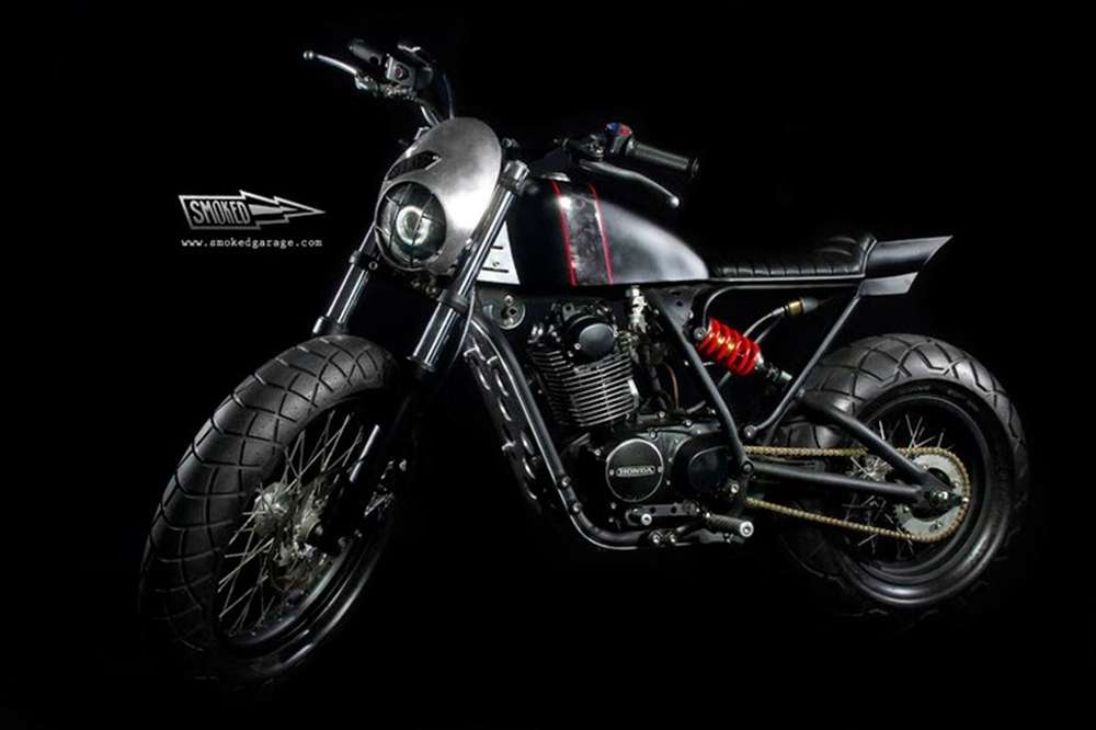 Honda CB100 Legend: кастом от Smoked Garage