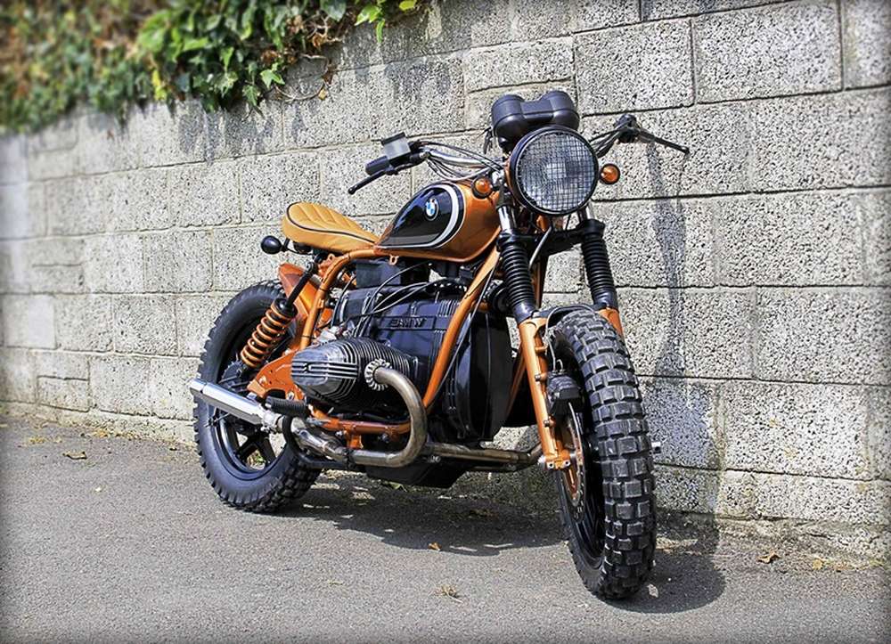 Британский вариант кастома BMW R80RT