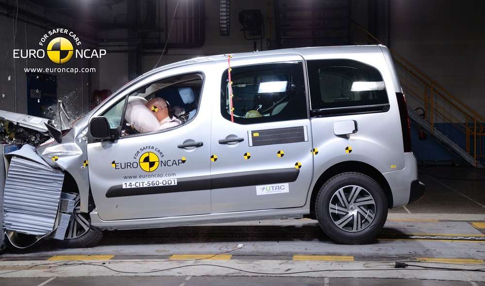 Краш-тесты Euro NCAP: у Citroen Berlingo три звезды