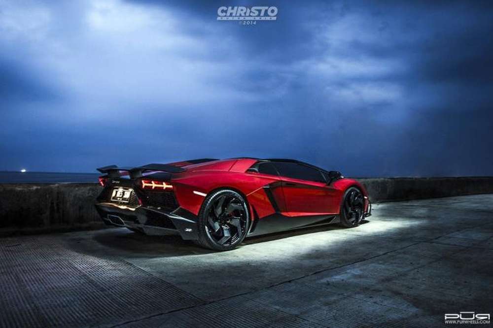 Lamborghini Aventador i lp720 4 чёрный