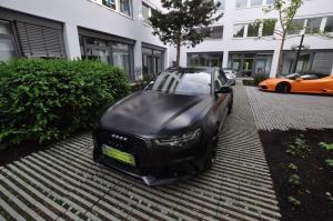 Чёрный-пречёрный универсал MTM Audi RS6 от компании Print Tech