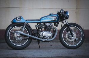 Rooshers: кафе рейсер Honda CB250G