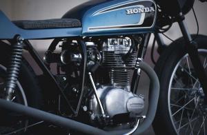 1975 Honda CB250G by Rooshers