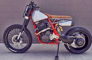 2016 Honda NX650 Dominator Death Crusher by Hutchbilt