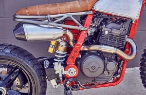 2016 Honda NX650 Dominator Death Crusher by Hutchbilt