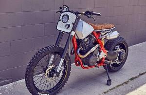 2016 Honda NX650 Dominator Death Crusher by Hutchbilt