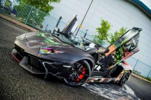 Британские тюнеры подготовили «супергеройский» вариант Lamborghini Aventador Roadster