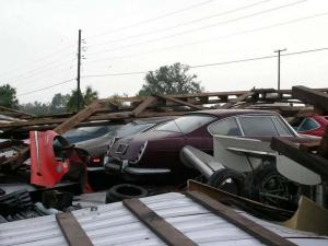 Коллекция классических Ferrari в сарае