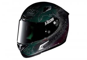Nolan X-802RR Ultra Carbon One-Off SuperHero - новый шлем Кейси Стоунера