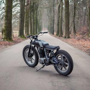 1978 Yamaha SR500 by Pancake Customs