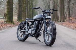 1978 Yamaha SR500 by Pancake Customs