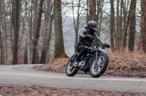 1978 Yamaha SR500 by Pancake Customs