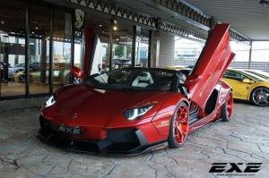 Широкий боди-кит для Lamborghini Aventador в исполнении ателье 01Executive