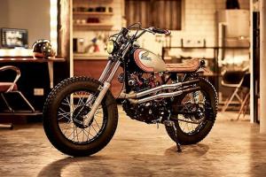 Скрэмблер на базе Honda XL250 1984 года