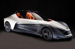 Nissan представил треугольный спорткар с дрифтинговым режимом