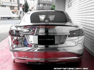 2016 Tesla Model S in Chrome by Office-K on Forgiato Wheels Insetto-ECL)