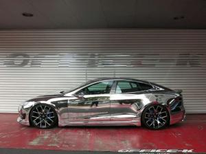 2016 Tesla Model S in Chrome by Office-K on Forgiato Wheels Insetto-ECL)