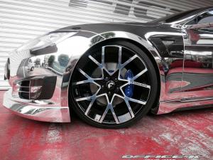2016 Tesla Model S in Chrome by Office-K on Forgiato Wheels Insetto-ECL)