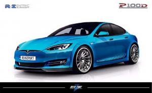 Тюнеры ателье RevoZport первыми кастомизировали седан Tesla Model S P100D