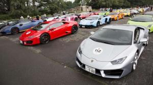 Слёт владельцев суперкаров Lamborghini