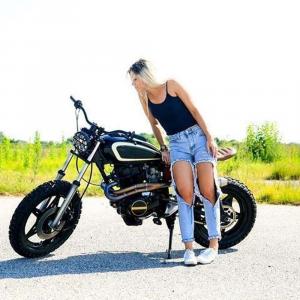 Drake Speed Shop: кастом Honda CM400 Lily