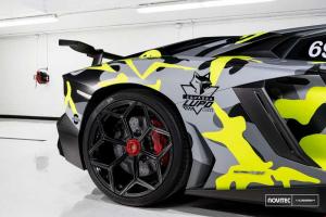 2016 Lamborghini Aventador SV in Urban Camo by Novitec Todaro on Vossen Wheels NV1)