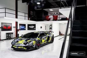 2016 Lamborghini Aventador SV in Urban Camo by Novitec Todaro on Vossen Wheels NV1)