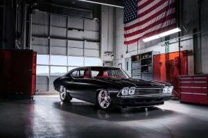 Купе Chevrolet Chevelle 1969 года выпуска оборудовали двигателем от Corvette последней генерации