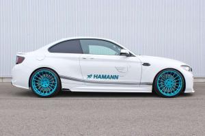 2016 BMW M2 Coupe on Blue Wheels by Hamann
