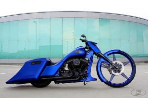 Kodlin Motorcycles: бэггер Blue 40 Two