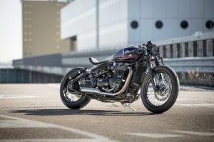 2016 Triumph Bonneville Bobber by Down & Out Cafe Racers