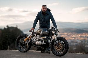 2016 BMW R100RT Black Stallion #28 by National Custom Tech