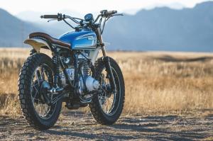 1974 Honda CB360 Blue by Roberts Performance Group