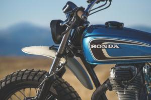 1974 Honda CB360 Blue by Roberts Performance Group