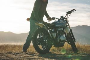 1974 Honda CB360 Blue by Roberts Performance Group