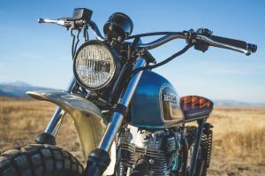 1974 Honda CB360 Blue by Roberts Performance Group