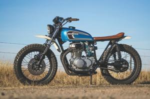1974 Honda CB360 Blue by Roberts Performance Group