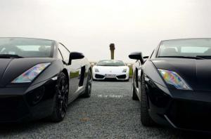 Встреча владельцев Lamborghini в Бельгии