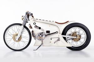 1986 BMW R80RT White Phantom by Kingston Customs