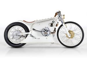 1986 BMW R80RT White Phantom by Kingston Customs