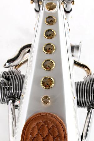 1986 BMW R80RT White Phantom by Kingston Customs